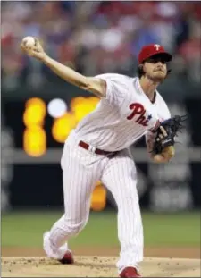  ?? MATT SLOCUM — THE ASSOCIATED PRESS ?? At the end of this historical­ly terrible Phillies campaign, the club’s management is sure to focus season eulogies around the progress of Aaron Nola, who has emerged as a true National League ace.
