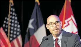  ?? Yi-Chin Lee / Staff file photo ?? Lake Jackson native Dennis Bonnen will exit his role as House speaker after the release of audio from a private meeting mired him in scandal.