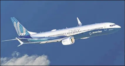  ?? CONTRIBUTE­D ?? The Boeing 737 Max 10 is the largest-ever 737. Potential buyers for the new model span the globe, and include Indonesia’s Lion Mentari Airlines. The plane will seat 220 passengers.