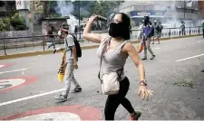  ??  ?? Finalidad. El objetivo de las marchas es continuar peleando contra el chavismo.