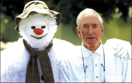  ?? ANTHONY DEVLIN/PA VIA AP ?? Author and illustrato­r Raymond Briggs, who is best known for the classic The Snowman, has died, aged 88, his publisher Penguin Random House said, Wednesday.