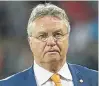  ??  ?? CARETAKER: Chelsea’s incoming coach Guus Hiddink