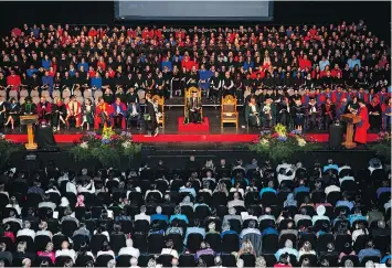  ?? U OF R PHOTOGRAPH­Y ?? During the ceremonies taking place at the Conexus Art Centre, 17 students will be presented with awards for academic excellence and commitment to community service.