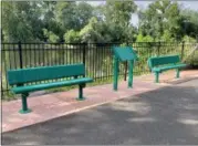  ?? PHOTO PROVIDED ?? A look at some of the new benches at the Black Bridge Trail in Green Island.