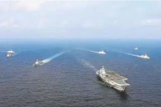  ?? // AFP ?? Imagen de archivo del portaavion­es chino Liaoning