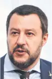  ??  ?? Matteo Salvini