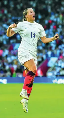  ?? EFE ?? Fran Kirby, una de las estrellas de Inglaterra