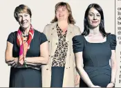  ??  ?? Feeling under attack: MPS Caroline Spelman Nicky Morgan and Gloria De Piero