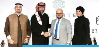  ?? —Photos by Yasser Al-Zayyat ?? KUWAIT: The Jadeite Group signs a contract for the constructi­on of its first private residentia­l building under the name Jade at the Holiday Inn Hotel in Salmiya on Thursday.