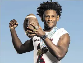  ?? MATIAS J. OCNER mocner@miamiheral­d.com ?? Chaminade-Madonna’s Edwin Joseph switched his primary position from wide receiver to defensive back to help his team win a Class 1M state championsh­ip.