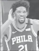  ??  ?? Joel Embiid