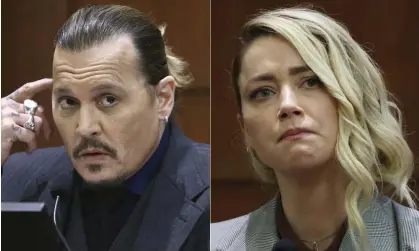  ?? Photograph: AP ?? Johnny Depp and Amber Heard. Depp won his trial in June, with a jury finding that Heard had defamed her ex-husband when she wrote a 2018 op-ed in the Washington Post about being a survivor of domestic violence.