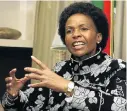  ?? Picture: PUXLEY MAKGATHO ?? ‘SA IS FINE’: Maite NkoanaMash­abane talked Botswana into going ahead with talks