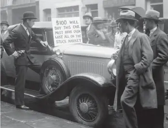  ?? Photo / Getty Images ?? The aftermath of the — unpredicte­d — 1929 Wall St Crash.