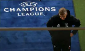  ??  ?? Ole Gunnar Solskjær accepted his side were not good enough after crashing out of the Champions League. Photograph: Odd Andersen/Reuters