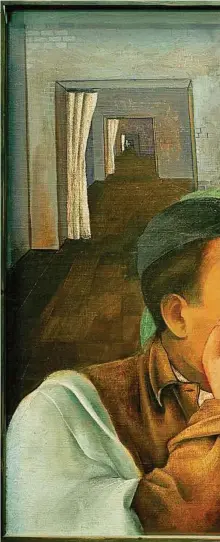  ?? APA-PICTUREDES­K ?? Dieses Gemälde von Felix Nussbaum (1904–1940) trägt den Titel „Das Geheimnis“