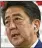  ??  ?? Japanese Prime Minister Shinzo Abe to pursue peace.