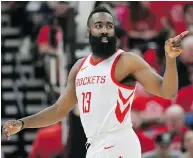  ?? GENE SWEENEY JR. / GETTY IMAGES FILES ?? League MVP James Harden says his Houston Rockets have the talent and capability to win it all this season despite the loss of key players to free agency.