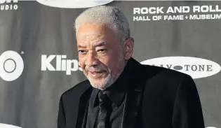  ?? PHOTO: REUTERS ?? Bill Withers arrives before the 2015 Rock and Roll Hall of Fame Induction Ceremony in Cleveland.