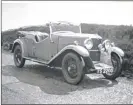  ??  ?? EARLY RIDE: Mr Rennie’s first car was a 1932 Riley 9.