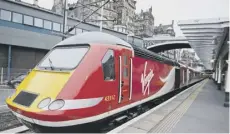  ??  ?? 0 Virgin’s ageing trains will be replaced by a new fleet in 2018