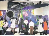  ?? PROVIDED ?? Mayor Rahm Emanuel has decided not to sell “Knowledge and Wonder,” a Kerry James Marshall painting, to help pay for renovation­s at the Legler library branch, where the painting was displayed.