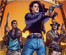  ??  ?? Wynonna Earp has been around in comic book form since 1996. — Image Comics