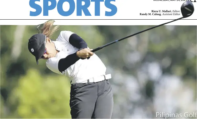  ?? ?? Harmie Constantin­o is coming into the 54-hole, P1 million championsh­ip oozing with con dence.