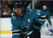  ?? NHAT V. MEYER – STAFF PHOTOGRAPH­ER ?? A healthy Erik Karlsson, the highest-paid defenseman in the NHL, is preparing for his third season with the Sharks.