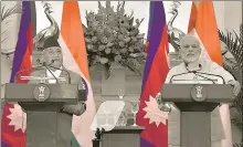  ?? SONU MEHTA/HT PHOTO ?? India and Nepal should, through resilient and mutually accommodat­ive diplomacy, resolve n the issue. A prolonged dispute will be exploited by third parties