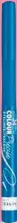  ??  ?? L’eye-liner bleu 24 heures de Rimmel, le mascara bleu de la collection Katy Perry chez Covergirl et le gloss de Jouviance qui repulpe les lèvres : « Un look coloré pour des Fêtes flyées ! »