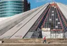  ?? Photograph: Peter Eastland/Alamy ?? The derelict Pyramid of Tirana in 2016. Its uses over time included a radio station, nightclub, unofficial homeless shelter and a base for Nato during the 1998-99 war in neighbouri­ng Kosovo.