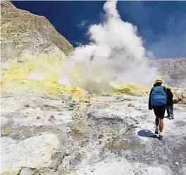  ?? Foto: Shuttersto­ck ?? Beim Ausbruch auf der Vulkaninse­l White Island in Neuseeland kamen mehrere Menschen ums Leben.