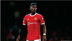  ?? ?? Paul Pogba a connu deux passages à Manchester United : de 2009 à 2012 puis de 2016 à 2022
Image : Martin Rickett/empics/picture alliance