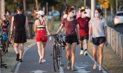  ?? Photograph: Aaron Bunch/ AAP ?? Doctors have called for a new national vaccine campaign, but supplies of some vaccines in Australia are low.