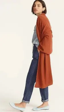  ?? PHOTO cOURTESY jcREw.cOm ?? J. CREW OVERSIZED CASHMERE WRAP