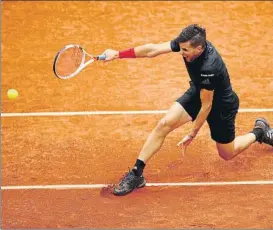  ?? FOTO: GETTY ?? Dominic Thiem, segunda final seguida en Madrid, tras perder la de 2017 ante Nadal