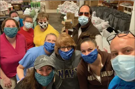  ?? SUBMITTED PHOTO ?? Volunteers have helped Preston’s Pantry continue serving families amid a pandemic.