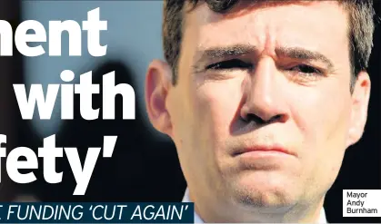  ??  ?? Mayor Andy Burnham