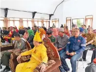  ??  ?? ANTARA hadirin pada majlis Ramah Tamah di Kabupaten Toli-Toli.