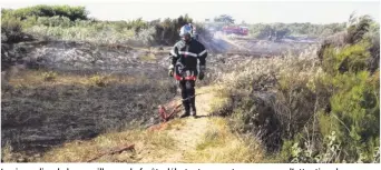  ??  ?? Les incendies de broussaill­es ou de forêts débutent souvent par manque d’attention des promeneurs. Les services de secours appellent à la plus grande prudence (Photo @Y. B. pour le JDS).