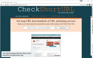  ??  ?? You should always find out where short web links actually direct you.
