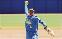  ?? ALONZO ADAMS / AP FILE ?? UCLA’S Megan Faraimo, Pac-12 pitcher of the year last season, had a 24-5 record with seven saves and 292 strikeouts.