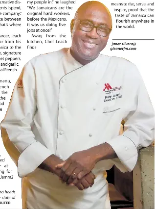J’can executive chef, Rohan Leach, serves up excellence in Atlanta ...