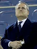  ??  ?? Presidente Claudio Lotito, 62 anni