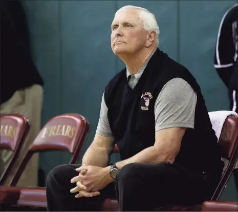  ?? Elsa / Getty Images ?? Bob Hurley Sr.’s two sons coach Division I men’s basketball teams — Dan at UConn and Bob at Arizona State.