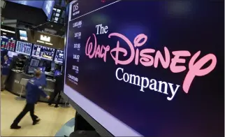  ?? RICHARD DREW — THE ASSOCIATED PRESS ?? Burbank-based Walt Disney Co. has updated its terms of service agreements to prohibit viewers from “using another person’s username, password or other account informatio­n” to access three streaming networks.
