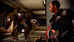  ??  ?? [PC] Aside from being funnelled down bland corridors, Darran felt Mass Effect 2’s script was extremely dull.