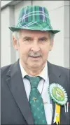  ?? (Pic: John Ahern) ?? Well known local man, Patrick Manning, marched in Mitchelsto­wn’s St. Patrick’s Day parade.