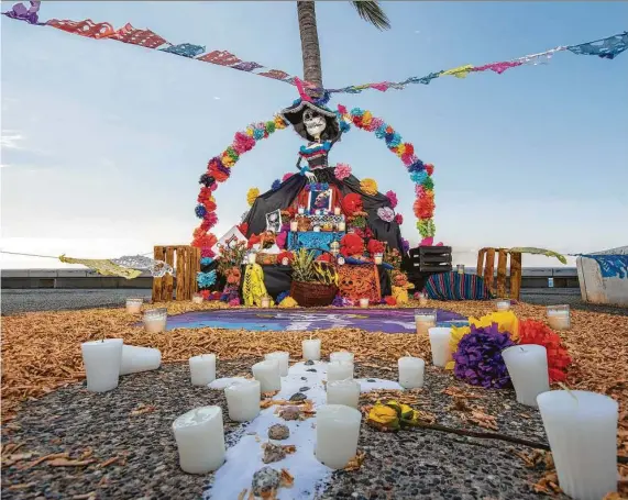  ?? Photos by Puerto Vallarta Municipal Tourism Office ?? With COVID-19, Puerto Vallarta’s Día de Muertos ofrendas have taken on more meaning, commemorat­ing loved ones lost to the pandemic.